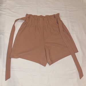 SALMON SUMMER TIE SHORTS